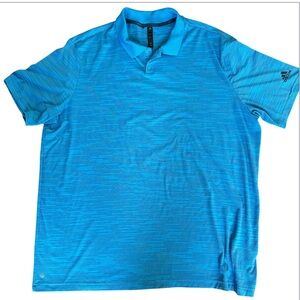 Adidas Vibrant Blue Golf Performance Polo 2XL